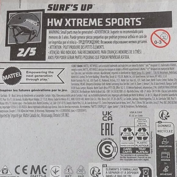 2021 HOT WHEELS, SURF'S UP, MINT IN THE PACKAGE!!! - Picture 3 of 3